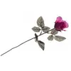 Image de Rose Halloween en tissu sur tige, Violet FETE-12118-08