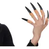 Image de Doigts x5 Avec Ongles Noirs Latex 12146