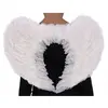 Image de Ailes d'ange en plumes 45x60cm, Blanc FETE-12212