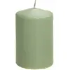 Image de Grande bougie cylindrique 10 cm, Vert Sauge FETE-80291-120