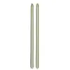 Image de Set de 2 bougies Flambeau 30cm, Vert Sauge C-80294-120