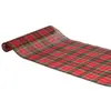 Image de Chemin de table tissu Dunbar rouge/vert/or 3m C-12315