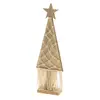 Image de Déco Sapin en bois naturel sur pied avec macramé 36cm C-12348