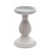 Image de Porte-bougie en bois 17cm, ivoire FETE-12597