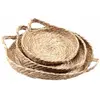 Image de Lot de 3 Plateaux en fibre naturelle ˜ 31cm/26cm/20cm FETE-12643