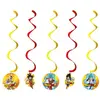 Image de Set de 5 Suspensions swirls 60cm Dragon Ball ® C-12814-DB
