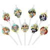 Image de Lot de 9 Pailles en carton avec médaillons 19,6cm One Piece ® FETE-12804-ON