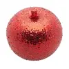 Image de Petite Pomme de Noël Rouge pailleté 6cm FETE-12799-82