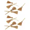 Image de Lot de 10 mini-Balais en paille 5cm FETE-12912