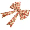 Image de Noeud pvc/Jute GéANT 86cm décos Poinsettias C-12959