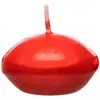 Image de Set de 6 bougies FLOTTANTES, Rouge métallisé FETE-80296-82