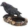 Image de Bougeoir Chauffe-plat Corbeau en résine 8 cm C 13080