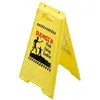 Image de Panneau Signalisation Danger Halloween 53cm jaune FETE-13131