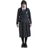 Image de Déguisement Uniforme Noir & Gris Mercredi™ - Femme C4625XS