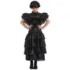 Image de Déguisement Robe de Bal Noire Mercredi Taille 140 Cm