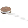 Image de Ruban Plissé 2,5cm x 10m, Blanc FETE-13227