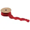 Image de Ruban Plissé Large 4cm x 10m, Rouge FETE-13228-02