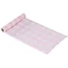 Image de Chemin de table tarlatane Vichy 3m, Rose Water C-13246-32