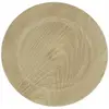 Image de Grande sous-assiette plastique imitation bois 33cm FETE-13343