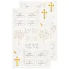 Image de Lot de 48 Stickers Mon Baptême autocollants assortis FETE-13375