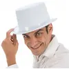 Image de Chapeau Haut de Forme en feutrine, Blanc C-13401