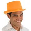 Image de Chapeau Haut de Forme satiné ajustable, Orange C-13402-17