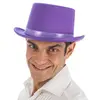 Image de Chapeau Haut de Forme satiné ajustable, Violet C-13402-08