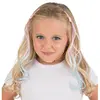 Image de Set de 2 Barrettes Coeur avec mèche cheveux C-13462