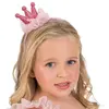 Image de Serre-tête couronne pailletée rose fuchsia, enfant FETE-13471
