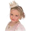 Image de Serre-tête couronne de reine dorée, enfant FETE-13473