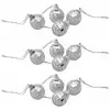 Image de Boite de 12 Mini-Boules à facettes 3cm, Argent C-13500