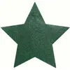 Image de Lot 6 Sets de table Paillettes Premium forme ETOILE 39cm, Vert Sapin FETE-13545-106