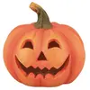 Image de Grande Citrouille effrayante Orange 24cm avec Led et timer 6h C-13665