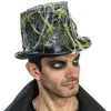 Image de Chapeau haut de forme toile d'araignée et mousse verte C-13747