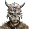 Image de Casque viking tête de mort en mousse de latex FETE-13751