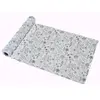 Image de Chemin de table Floral voile vintage bleu 3m C-13874