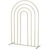 Image de Grande Structure décorative Rainbow en métal doré 150 x 240 cm FETE-13962