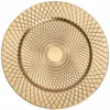 Image de Grande sous-assiette Shéhérazade plastique 33cm avec arabesques, Or CH-14043