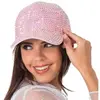 Image de CASQUETTE avec Strass Diamond, Rose FETE-14052-05