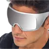 Image de Lunettes masque effet miroir avec monture et branches larges, Argent FETE-14076-80