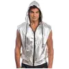 Image de Veste sans manche à capuche, Argent L C-C4693L