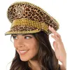 Image de Grande Casquette léopard avec pointes FETE-14104