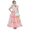 Image de Robe Miss France Rose - 116 cm 6 ans
