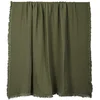 Image de HAOMY Couvre-lit - Plaid VANLY 130x180cm Kaki vert foncé