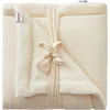 Image de Couverture polaire double gaze de coton Mousse de lait (70 x 100 cm)
