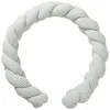 Image de Tresse décorative ouatinée rayé vert de gris (200 cm)