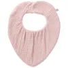 Image de Bavoir bandana réversible bambou et gaze de coton pétale