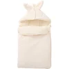 Image de Nid d’ange fausse fourrure doublé gaze de coton écru (0-6 mois)