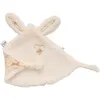 Image de Doudou lapin petit coeur jardin enchanté et fausse fourrure ivoire