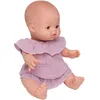 Image de Vêtements pour poupée en gaze de coton pétale